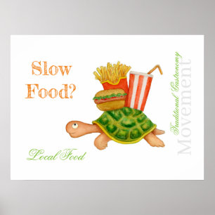 Långsam föda poster