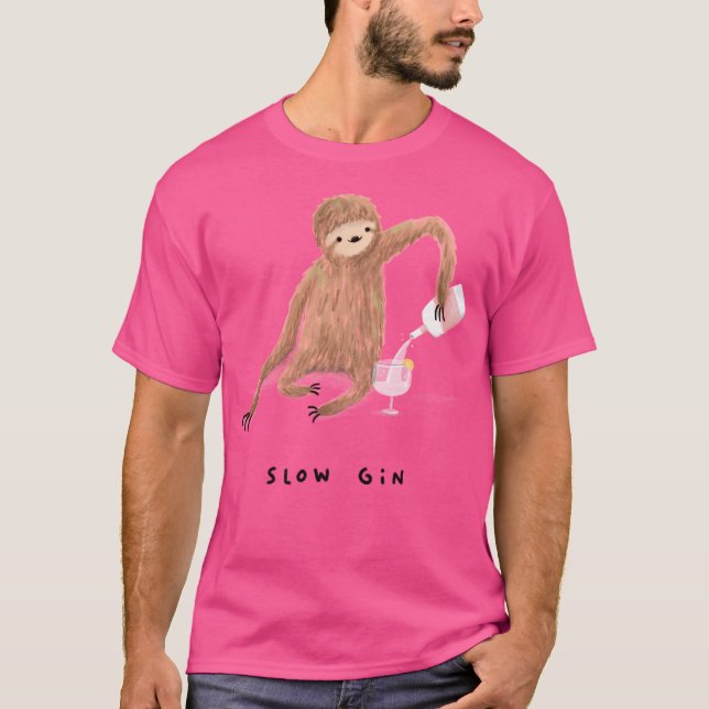 Långsam Gin T Shirt (Framsida)