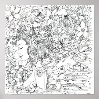 Långsam händer - poster utskrift