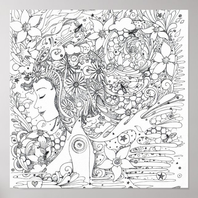 Långsam händer - poster utskrift (Framsidan)