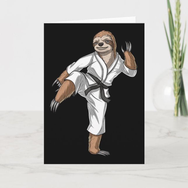 Långsam Karate Kickboxning Taekwondo Muay Thai Kam Kort (Framsida)