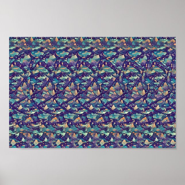 Långsam leverans - Gömt 3D-utskrift Poster (Framsidan)