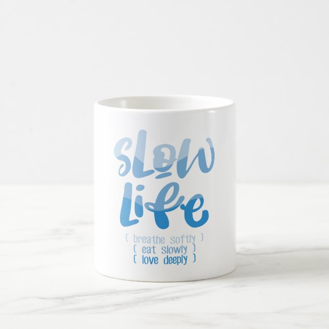 Långsam livslängd 2 kaffemugg (Center)