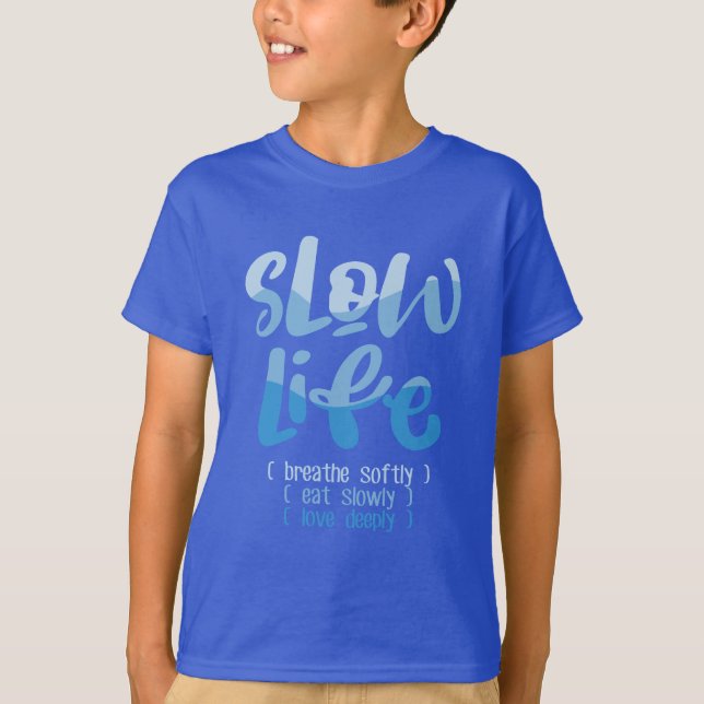 Långsam livslängd 2 t shirt (Framsida)