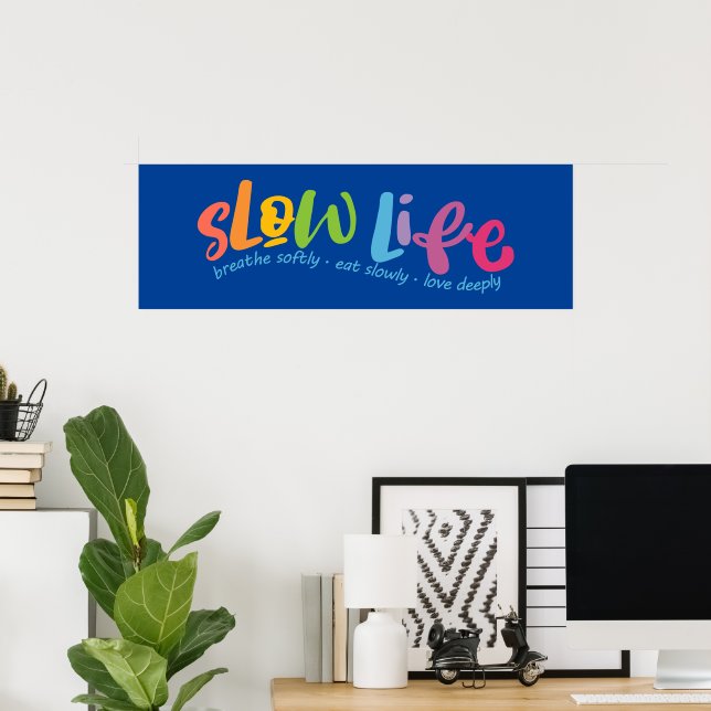 Långsam livslängd poster (Hemmakontoret)