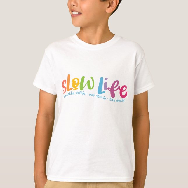 Långsam livslängd t shirt (Framsida)