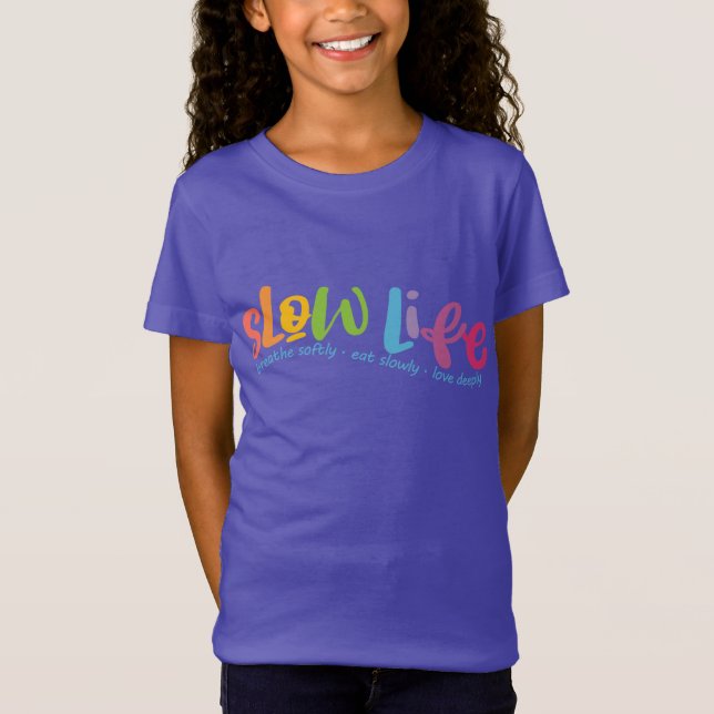 Långsam livslängd t shirt (Framsida)