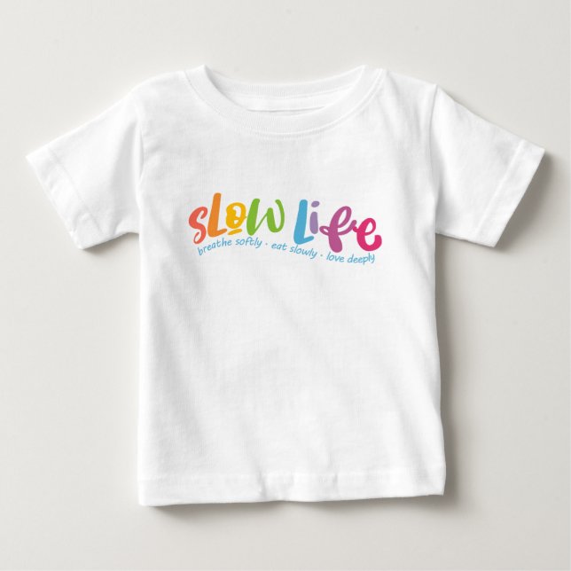 Långsam livslängd t shirt (Framsida)