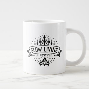 Långsam livsstil jumbo mugg