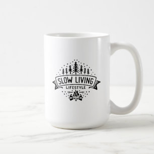 Långsam livsstil kaffemugg