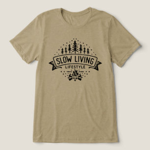 Långsam livsstil t shirt