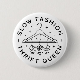 Långsam mode-trift-drottning knapp