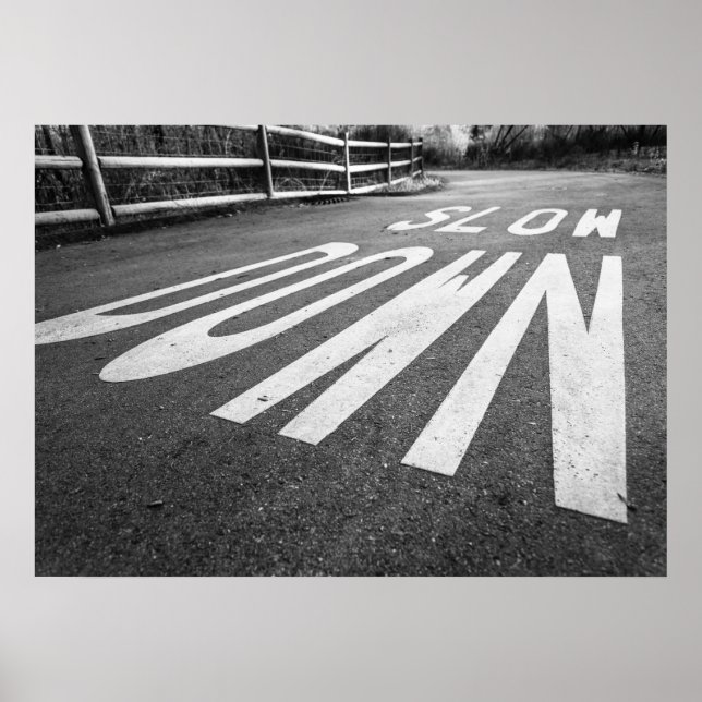 Långsam nedåt poster (Framsidan)