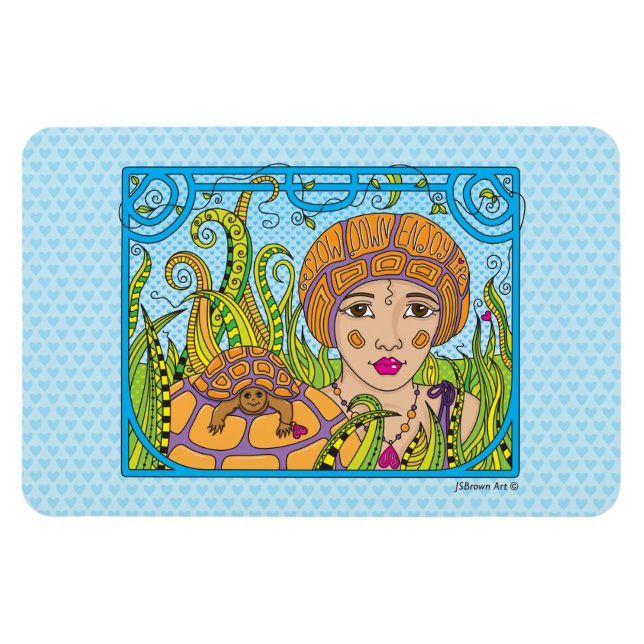 Långsam nedgång_Flexibel magnet 6" x4" (Horisontell)