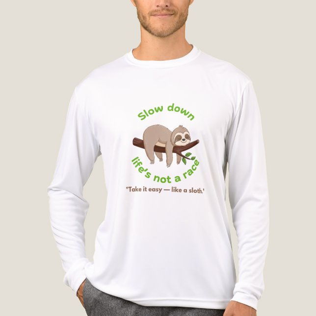 Långsam nedgång - Långsgrafik Tee & Gift (Framsida)