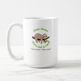 Långsam nedgång - Långsgrafik Tee & Gift Kaffemugg