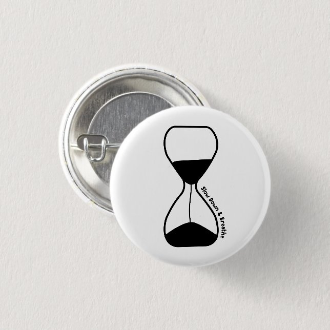 Långsam nedgång och nedbrytning - självvård knapp (Framsida & baksida)