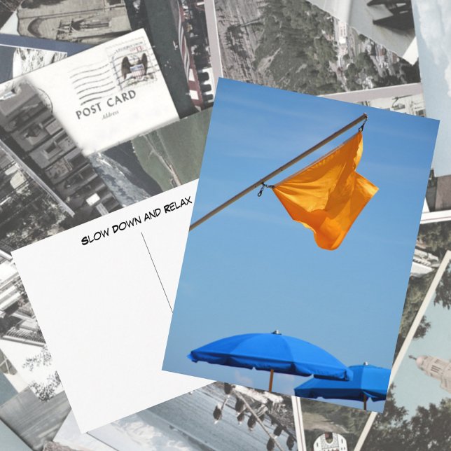 Långsam nedgång och slappna av vykort (Skapare uppladdad)