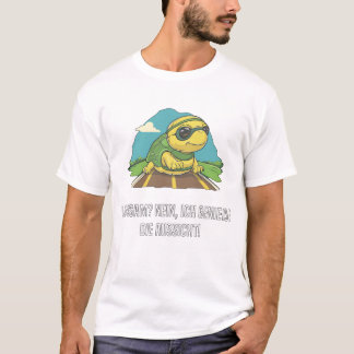 Langsam? Nein,Ich Genieße Die Aussicht Schildkröte T Shirt