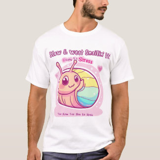 Långsam och söt Snailin - Kute inspiration Sn T Shirt