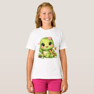 Långsam och söt: Trädgårdens lyckligaste sköldpadd T Shirt
