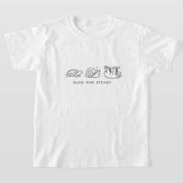 Långsam Och Stabil Barn T-Shirt
