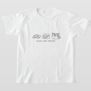 Långsam Och Stabil Barn T-Shirt