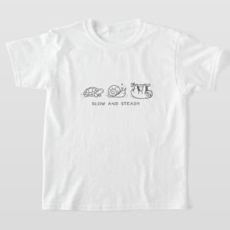 Långsam Och Stabil Barn T-Shirt