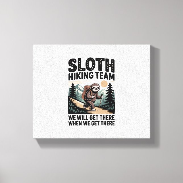 Långsam och stadig rekryteringsteam canvastryck (Framsida)