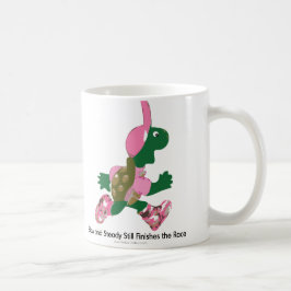 Långsam och Steady Turtle Kaffemugg