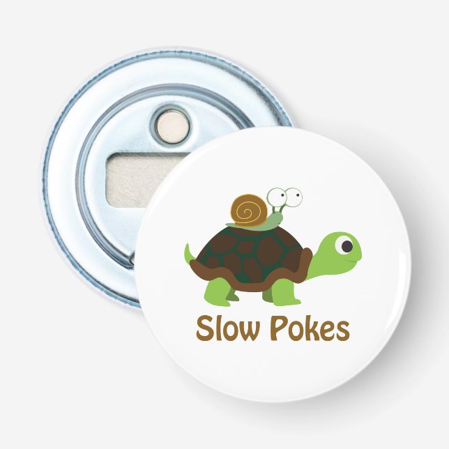 långsam pocksköldpadda snigel.png flasköppnare (Framsidan)
