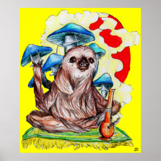 Långsam rörelse och god vibes poster