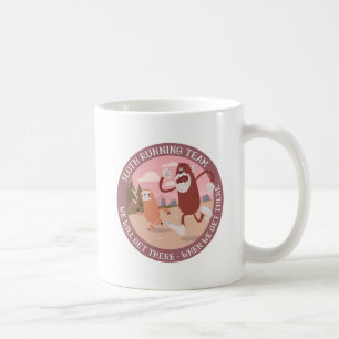 Långsam rUNNING Team Funny Springer Graphics Gift Kaffemugg