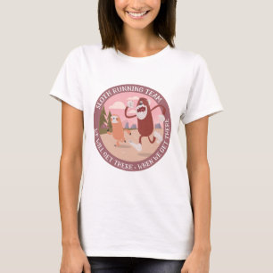 Långsam rUNNING Team Funny Springer Graphics Gift T Shirt