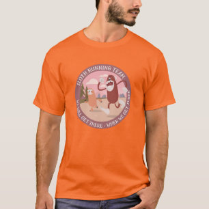Långsam rUNNING Team Funny Springer Graphics Gift T Shirt