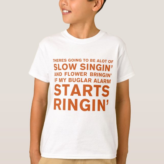 Långsam Singin'' Tee Shirt (Framsida)