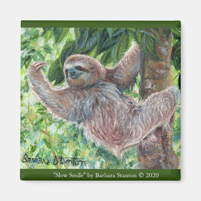 "Långsam sjömil" Magnet (Framsidan)