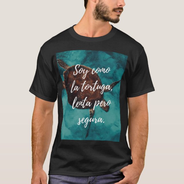 Långsam Sköldpadda T Shirt (Framsida)