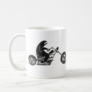 Långsam Sloth på en fastacykel Kaffemugg