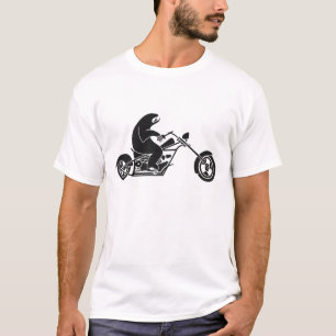 Långsam Sloth på en fastacykel Tee Shirt
