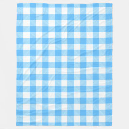 Långsam sommarhimlens check fleecefilt