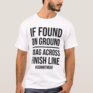 Långsam Springer Funny Marathon Finisher-citat T Shirt