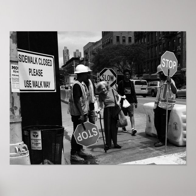 Långsam stopp poster (Framsidan)