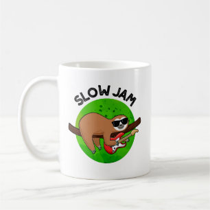 Långsam Sylt Funny Music Animal Pun Kaffemugg