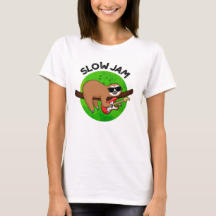 Långsam Sylt Funny Music Animal Pun T Shirt