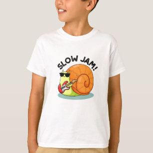 Långsam Sylt Funny Music Snigel Pun T Shirt