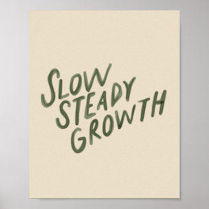 Långsam tillväxt - inspirationsoffert - enkel poster