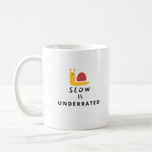 Långsam underskattad flott kaffe Mugg