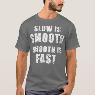Långsam utjämnad är ett snabbt lodrät som är stört t shirt