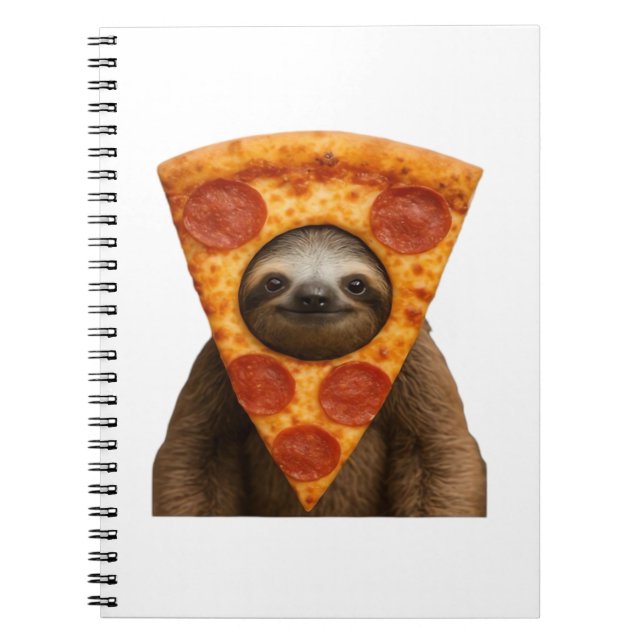 Långsamhet pizza rolig konstig bus meme söt glad j anteckningsbok (Framsidan)